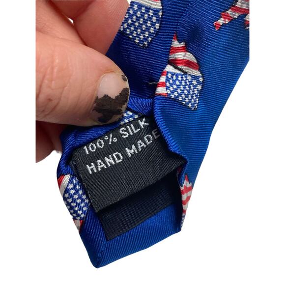 Utopia United States Of American Flag Pattern Patriotic Novelty Necktie - Picture 4 of 7